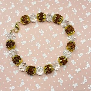 RUDRAKSHA Tulsi Beads & Crystal Bracelet